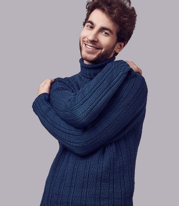 Cotton sweater for men